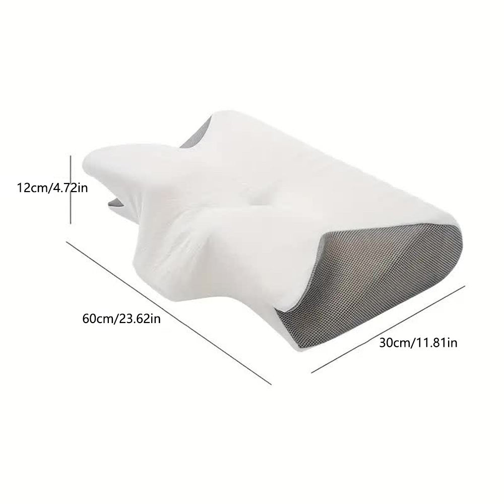 Butterfly Memory Foam Neck Pillow with Armrests for Side and Back Sleepers 7