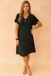 CANDICE | Elegant V-Neck Dress 1