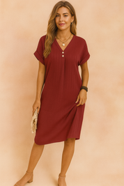 CANDICE | Elegant V-Neck Dress 2