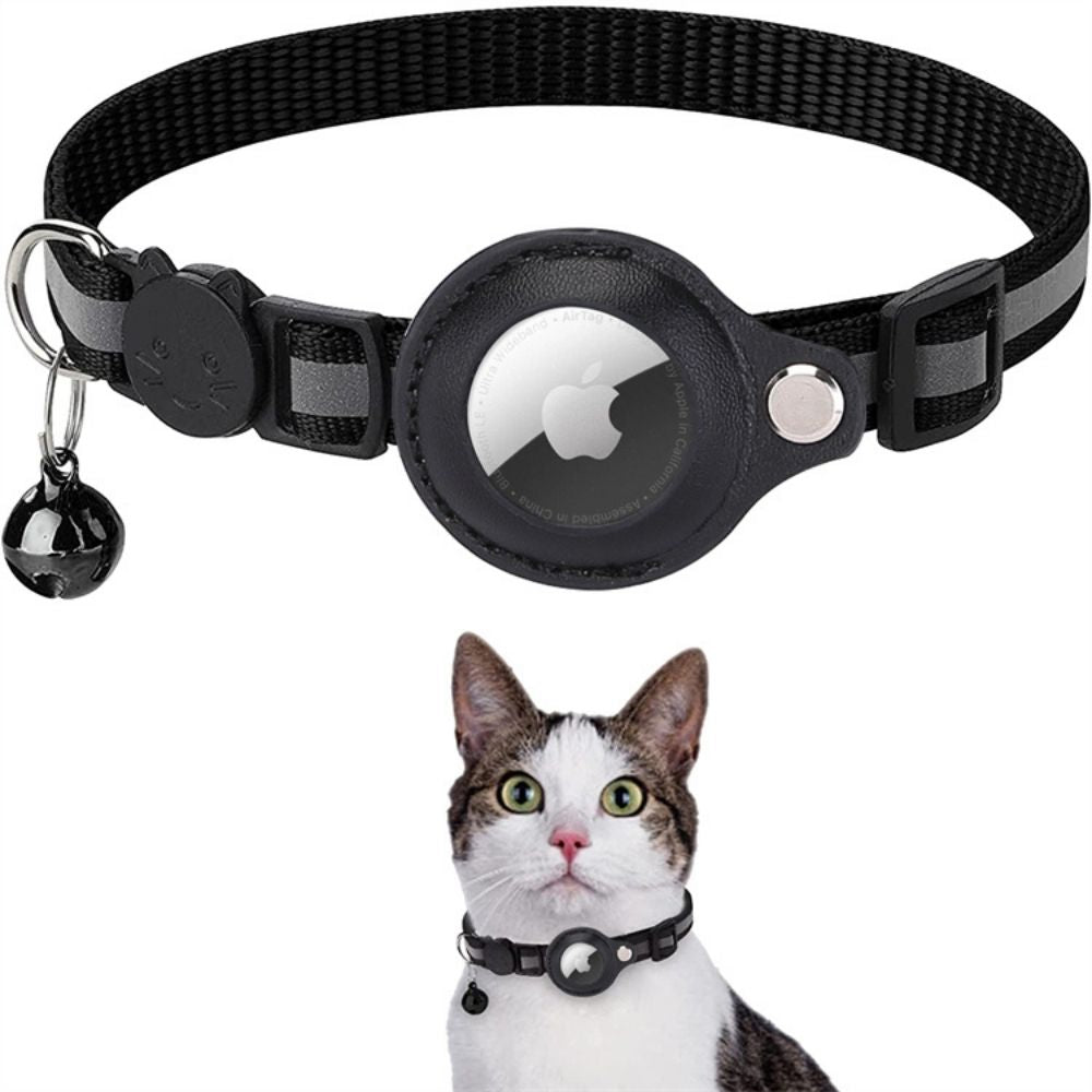 CAT GPS tracker collar with quick-release fastener and reflective design for improved night visibility 0