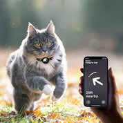 CAT GPS tracker collar with quick-release fastener and reflective design for improved night visibility 1