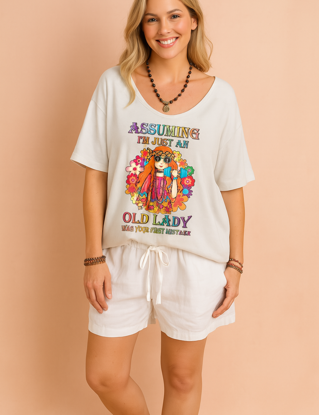 CLARA | T-shirt with a fun print and a loose fit 2