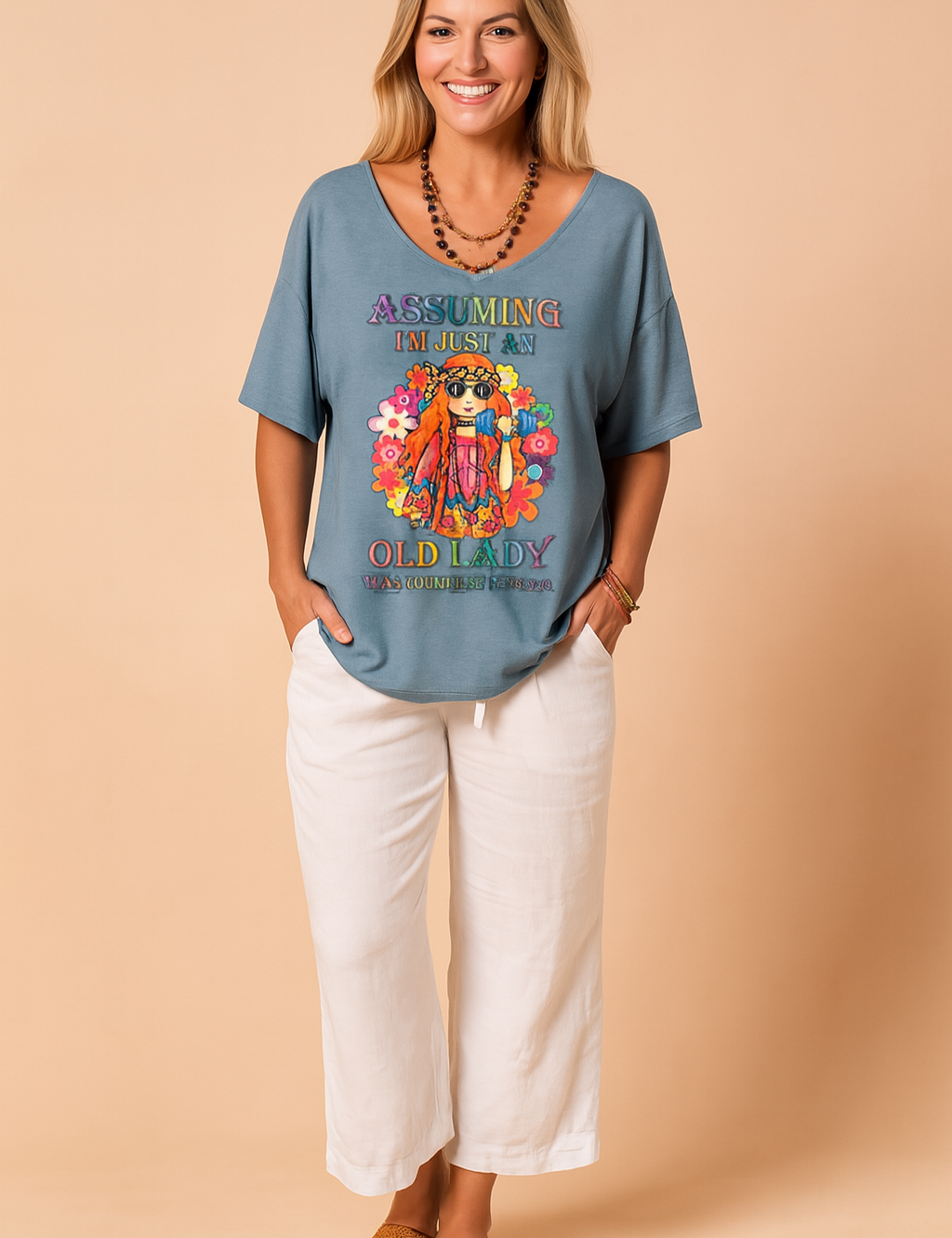 CLARA | T-shirt with a fun print and a loose fit 3