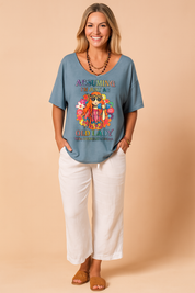 CLARA | T-shirt with a fun print and a loose fit 3
