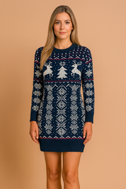 CRISTY | Warm Winter Christmas Dress for Women 1