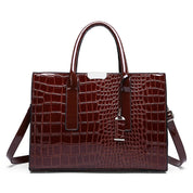 CROCODILE | Trendy Designer Croco Handbag 7