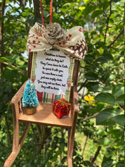 Canopy Chair Christmas Ornament Decoration Nostalgia Chair 6