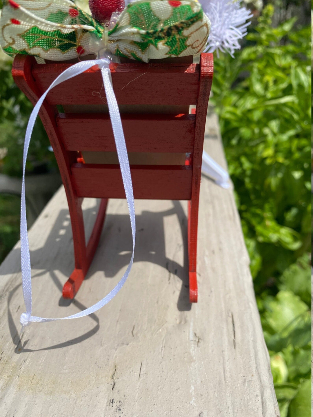 Canopy Chair Christmas Ornament Decoration Nostalgia Chair 7