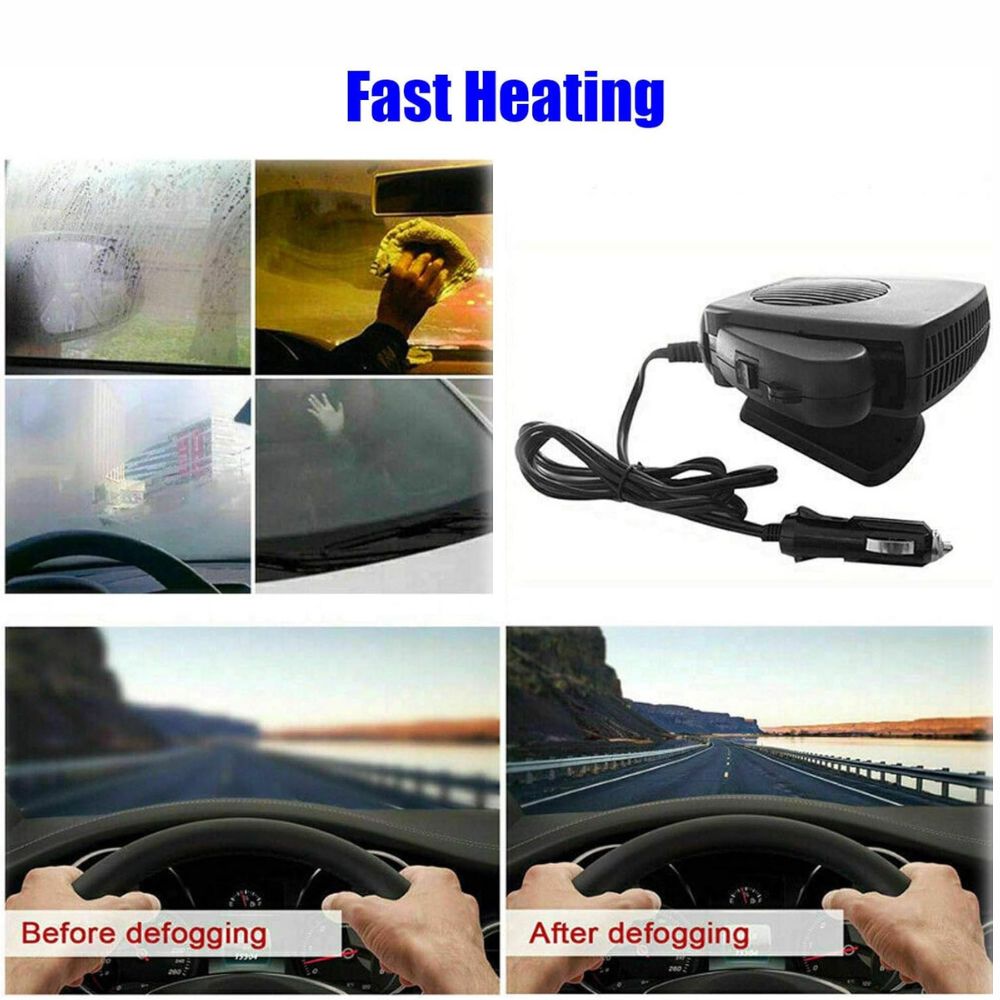 Car heater 150W 300W 12V ceramic car fan heater 3