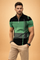 Carle | Geometric Zip Polo Shirt 2