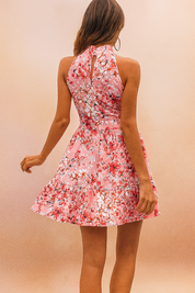 Carlotta | Chiffon summer dress with an American neckline - Summer Edition 2