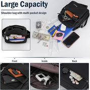 Carter Men's Sleek Waterproof Anti-Theft Crossbody Messenger Bag 4