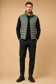 Dawson | Men's Lightweight Quilted Puffer Vest with Full Zip