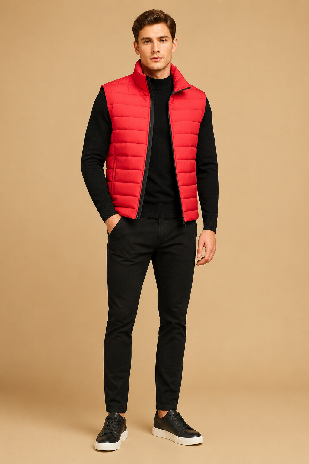 Dawson | Men's Lightweight Quilted Puffer Vest with Full Zip
