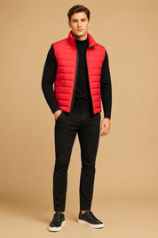 Dawson | Men's Lightweight Quilted Puffer Vest with Full Zip