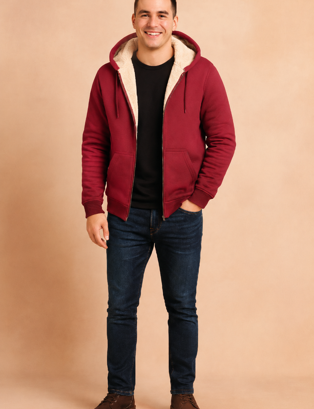 Rik | Urban Hooded Fleece Jacket