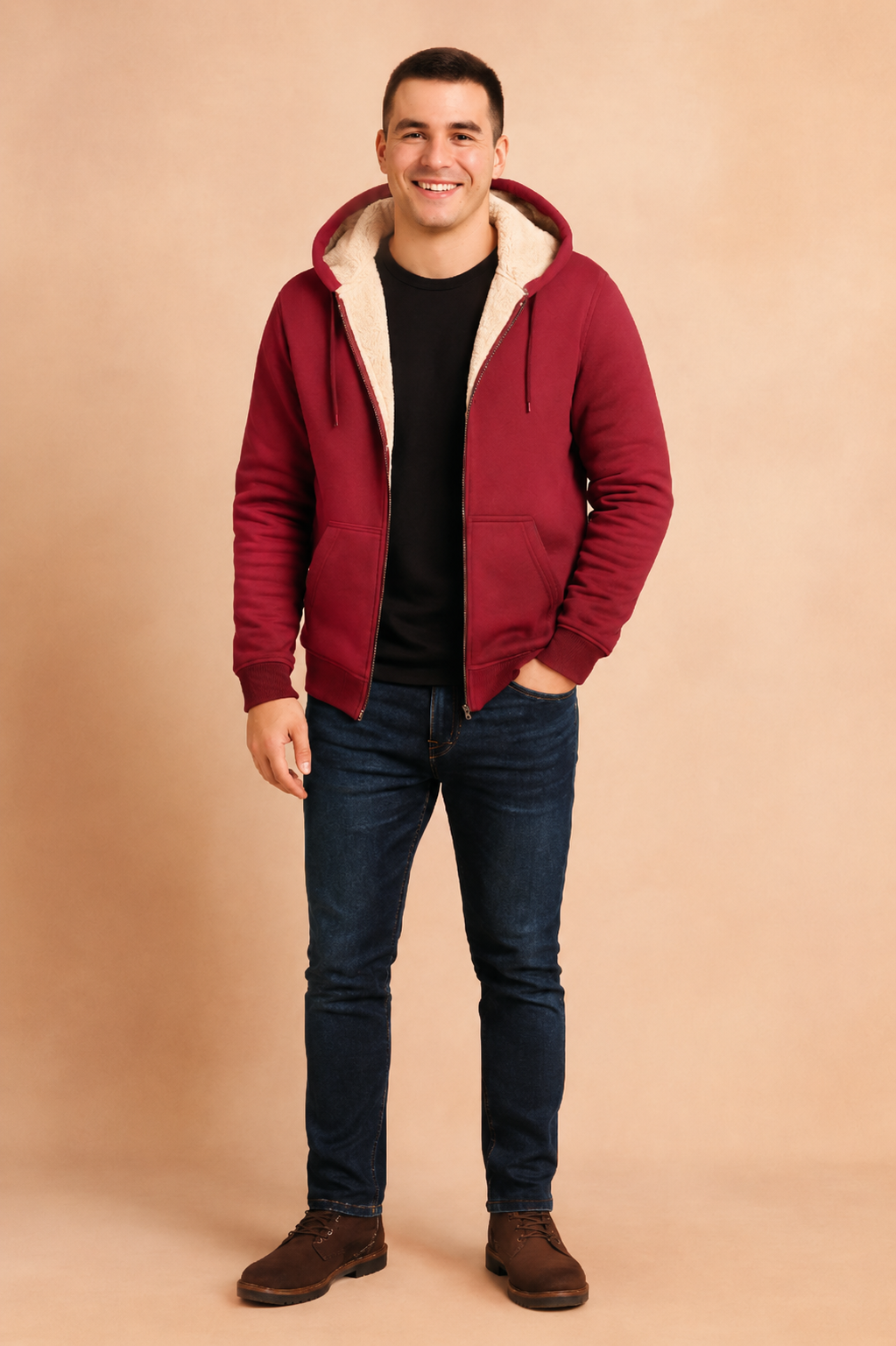 Rik | Urban Hooded Fleece Jacket