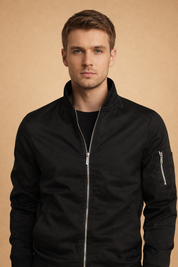 Gary | Lightweight Bomber Jacket with Zip and Pockets