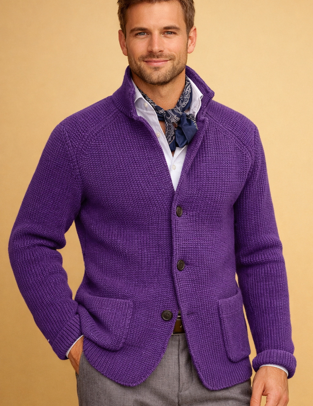 Stephen | Button-up Warm cardigan