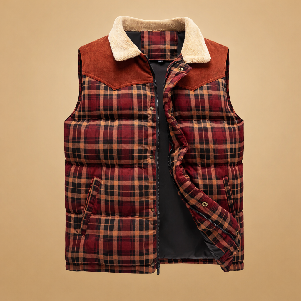Keith | Men's Insulated Outdoor Vest Comfortable Padded Fabric