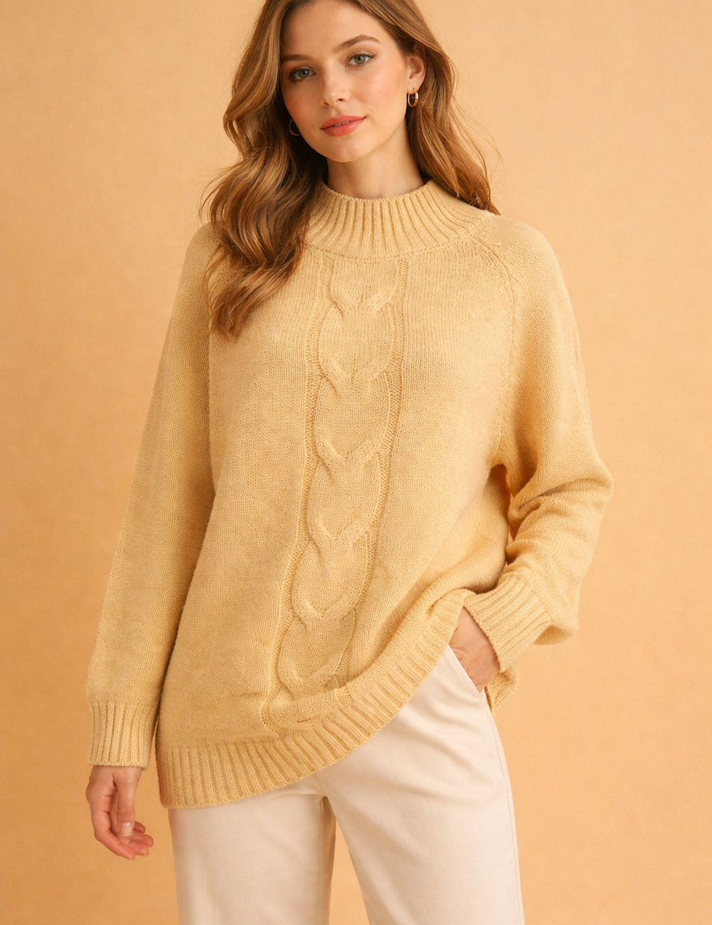Oliwia | Oversized turtleneck sweater