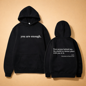 Lena | Oversized hoodie with motivational slogan
