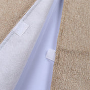 Checkered SHULU Christmas tree base decoration in linen 4