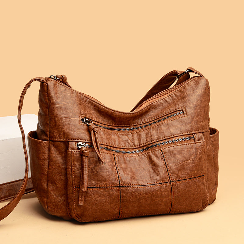 Chic Mila Vintage PU Leather Crossbody Bag 2