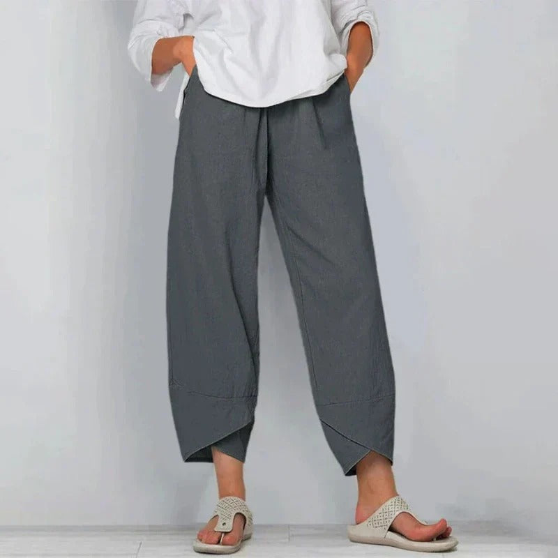 Chic Summer Pants for Women - Elegant Lightweight Trousers for Effortless Style 2