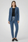 Chic Women's Tailored Trouser Set with Lapel Collar and Elastic Waistband for Effortless Style 6