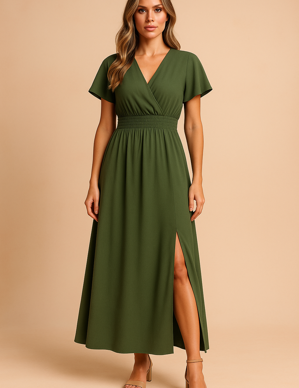 Chloe | Flowy V-Neck Summer Dress 0