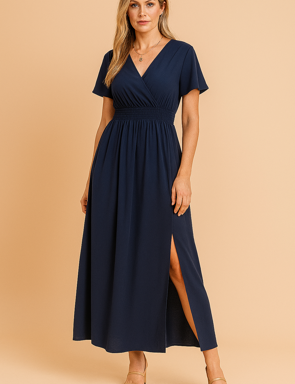 Chloe | Flowy V-Neck Summer Dress 1
