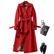 Christai | Women's Long Trench Coat | Buttoned Down Jacket 2