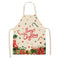 Christmas-themed apron in linen 10