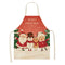 Christmas-themed apron in linen 15