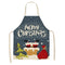 Christmas-themed apron in linen 16