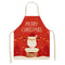 Christmas-themed apron in linen 22