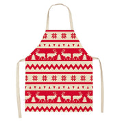 Christmas-themed apron in linen 24