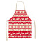 Christmas-themed apron in linen 24