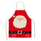 Christmas-themed apron in linen 6