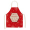 Christmas-themed apron in linen 7