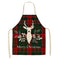 Christmas-themed apron in linen 9