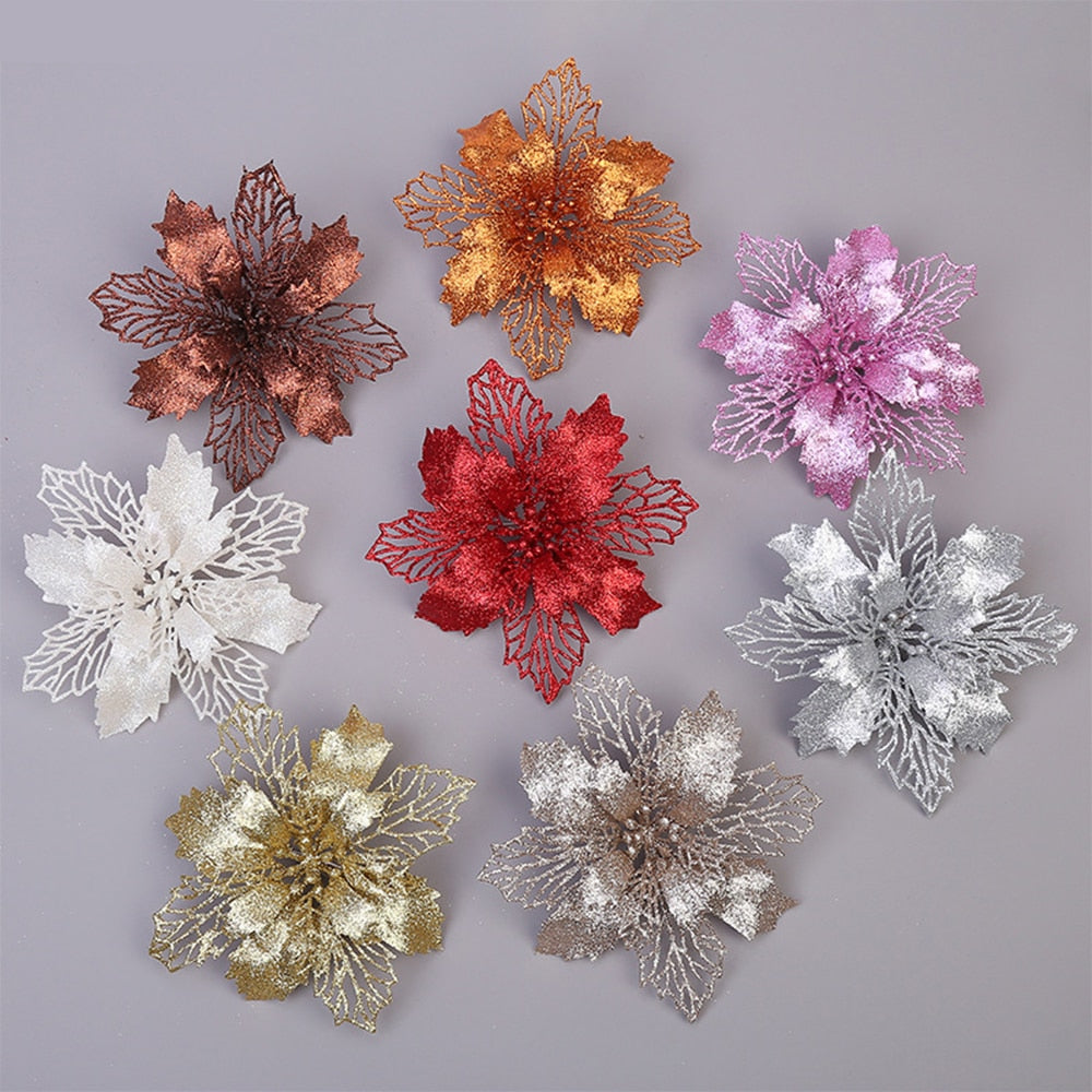 Christmas Ornaments Floral Decorations Set 1