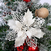Christmas Ornaments Floral Decorations Set 6
