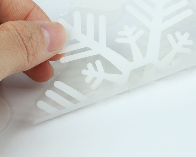 Christmas Snowflake Window Stickers 48 Piece Set 3