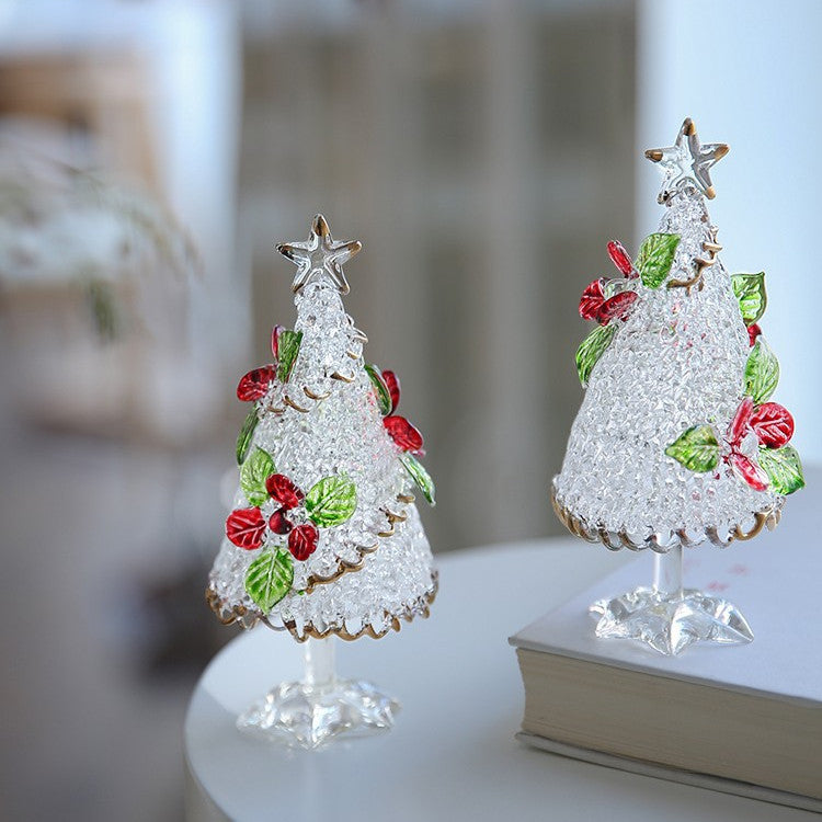 Christmas Tree Decoration Office Desk Surface Panel Creative 4