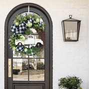 Christmas Wreath Props for Front Door Decorations 2