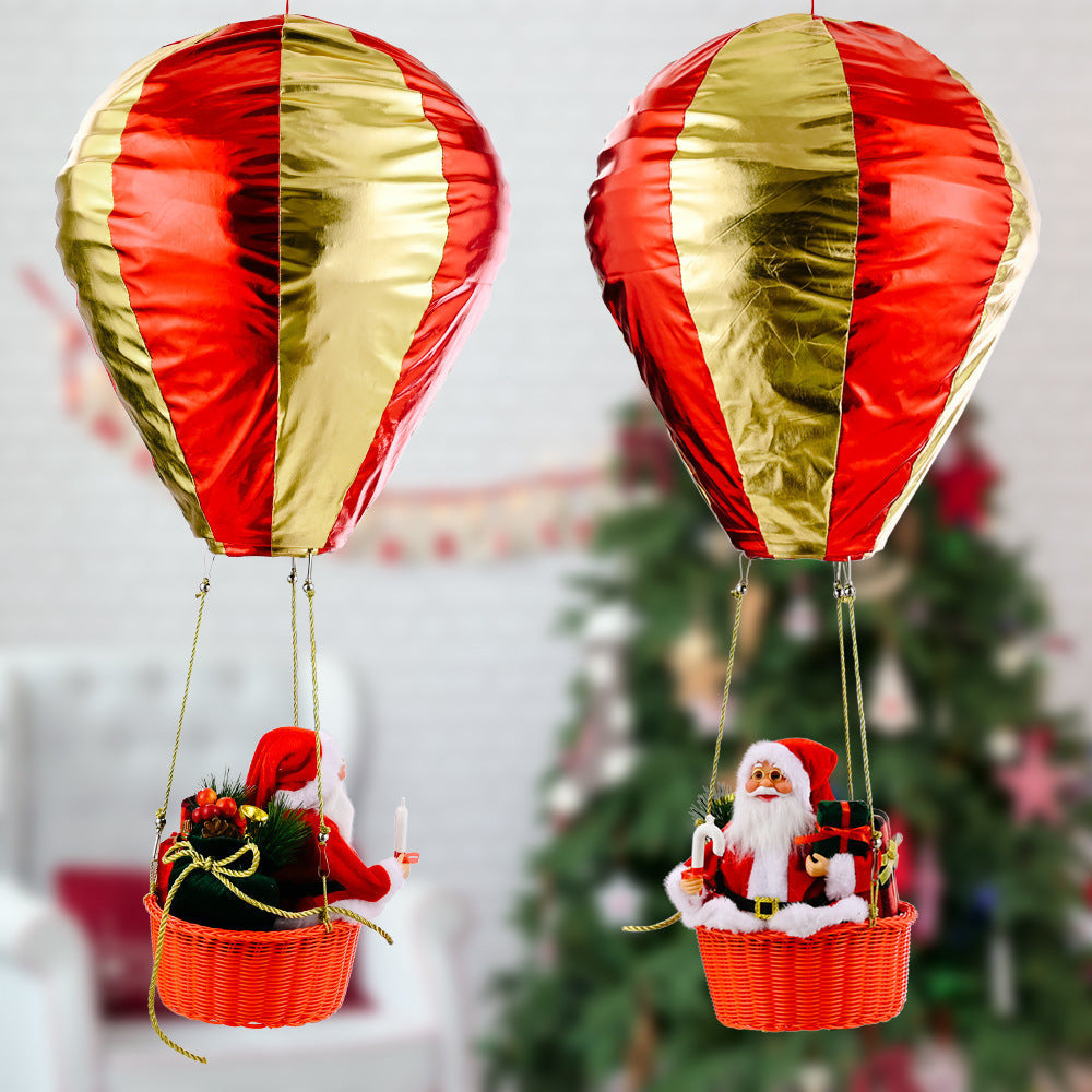 Christmas decoration hot air balloon atmosphere ceiling 1