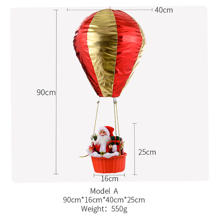 Christmas decoration hot air balloon atmosphere ceiling 5