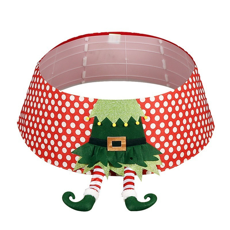 Christmas red/white polka dot tree skirt 0